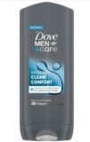 Dove MenCare Body and Face Wash Clean Comfort 400ml x 6 – Free c&c