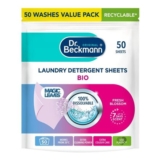Dr Beckmann Laundry Detergent Sheets FreshBlossom BIO 50 Sheets – £4 S&S Voucher