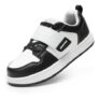 Dream Pairs Lace-up Shoes, Size 1 Big Kid, Black/White, SDFS2420K