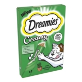 Dreamies Creamy Cat Treats 11x4x10 G with Catnip