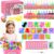 Dreamon Aqua Fairy 53 PCS Water Gel Kit for Kids – DIY Squishy Maker Toy Set with 22 Colours Gel – Creative Crafts Kit Birthday Gift for Girls Boys Ages 3 4 5 6 7 8