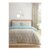 Dreams & Drapes Edena Decorative Floral Reversible Natural Duvet Cover Set