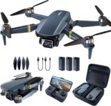 Drone with Camera 4K for Beginners, 2650ft (800m) Control Range, Super Endurance Foldable WiFi Quadcopter with Brushless Motor, 84 Mins Flight Time (3 Batteries), Auto Hover & Auto Follow