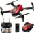 Drones for Adults with Cameras 720P, Foldable Mini Drone with Camera RC Quadcopter, Altitude Hold, One Key Take Off/Landing, 3D Flip (Red)
