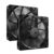 Dual Pack CORSAIR RS140 140mm PWM Fans Black /White