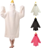 Duck Onesie Kids Halloween Cosplay Cute Hooded Plush Duck Wearable Blanket