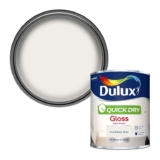 Dulux Quick Dry Gloss Paint For Wood And Metal – Pure Brilliant White 750 ml