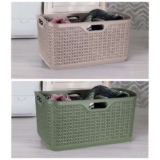 Dunelm 50L Urban Laundry Basket – Lilypad or Mocha (Free Click & Collect Only)