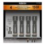 Duracell 1,500 Lumen Dual Power Flashlight, 4 Pack