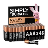 Duracell Simply AAA Batteries (48 Pack) Alkaline 1.5V