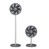 Duux Rize Personal Wireless Fan, 4 Variable Cooling Speeds, Up to 15 Hours Battery, USB-C, Charcoal – Prime Exclusive