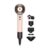 Dyson Supersonic Nural Hair Dryer Ceramic Pink Straight to Wavy