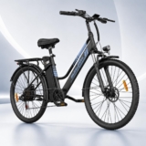 E Bikes for Men Adults, 250W Electric Bike with 39nm Torque, 36V20AH Battery 100-120km Range, 7-Speed Disc Brake & Spring Shock Absorber, 26 Inch Electric Bicycle for Outdoor & Commute