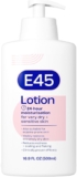 E45 Moisturising Lotion 500 ml for Dry & Sensitive Skin – Long-Lasting Hydration Protect from Dryness, Reduce Redness – Dermatological Body Moisturiser Lotion – Body Lotion – Daily Moisturiser
