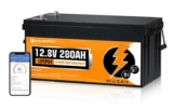 ECO-WORTHY 12V 280Ah LiFePO4 Lithium Leisure Battery with Bluetooth, Low-Temp Protection,6000 Cycles with code – ECOWORTHY UK Store