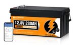 ECO-WORTHY 12V 280Ah LiFePO4 Lithium Leisure Battery with Bluetooth, Low-Temp Protection,6000 Cycles with code – ECOWORTHY UK Store