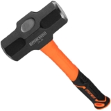 EFFEKTWERK Club Hammer (1.3kg / 3lbs) – Heavy-Duty w/ 33cm Shock Absorbing Fibreglass Rubber Handle – Sold by Mendota Merchants LLC FBA