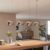 EGLO Hortunas Linear Pendant Refined Smoked Black Glass 4-Light