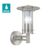 EGLO Lisio Exterior Wall Light 30cm – Silver