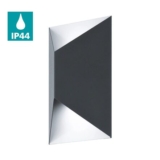 EGLO Predazzo Exterior Wall Light – Anthracite & White