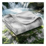 EMME Cooling Throw Blanket, Summer, Thin, Breathable, Grey, 127×177 Cm