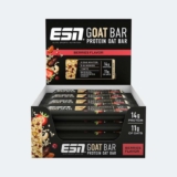 ESN Goat Bar, Berries, 12 x 55 g, Protein Oat Bar, high-Fiber Energy Snack