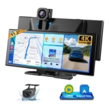 ESSGOO 11.3 Wireless CarPlay & Android Auto Screen, Dual Cam