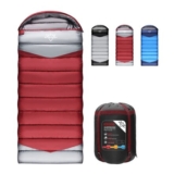 ETGLCOZY 3-Season Sleeping Bag for Adults/Kids, Waterproof Ripstop, 0-10C