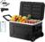 EUHOMY 65L Car Fridge, Electric Cool Box with APP Control, 12V/24V DC & 100240V AC Camping Fridge, Portable Freezer with Wheels for Truck/RV/Camping/Travel, -20 to 20