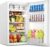EUHOMY 93L Under Counter Fridge, Small Fridge Freezer with 7-Stage Thermostat, 38dB Ultra-Quiet Undercounter Mini Fridge, 82L Refrigerators & 8L Freezer for Dorm/Office/Bedroom, White Energy Class E
