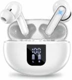 EUQQ Wireless Earbuds, Bluetooth 6.1 Hi-Fi Bass Stereo, 6 ENC Mics