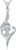 EURYNOME 925 Sterling Silver I Love You Mom Necklace Double Heart Pendant Necklaces Mothers Birthday Gifts Jewellry for Women Mum