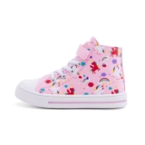 EUXTERPA Kids High-Top Trainers for Girls, Size 7, Unicorn