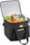 EVERGOODS 40L Insulated Cooler Bag Leak-Proof Lunch Box with Carrying Straps and Multiple Pockets, Keeps Food Hot or Cold, Perfect for Travel, Camping, Picnics, BBQ Food Carries