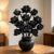 EVERGOODS Flowers Bouquet Building Set Black Roses Botanical Collection Building Blocks, Artificial Flower Toy, Gothic Home Office Decor, Christmas & Birthday Gift for Adults and Kids (Age 8)
