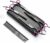 EVERGOODS Heavy Duty Stainless Steel Titanium Coated Pet 6 in 1 Grooming Scissors Set Thinning Straight Curved Shears with Combs Trimming Kit for Long & Short Hair Coat Fur for All Dog and Cat