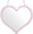 EVERGOODS Neon Mirror with Pink Glow, Acrylic LED Mirror Wall Decor for Bedroom, 30x26cm, Heart Mirror Light for Party Girls Room, Vanity, Beauty Studio, Birthday Gift (30x26cm)