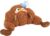 EVERGOODS Reading Pillow for Bed Adult Large 65cm Wide Backrest Pillow with Arms Soft Velvet Sit Up Pillow Croissant Gift Cuddle Cushion Super for Bed Couch Sofa Great Gift for Women Men Kids