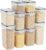 EVERGOODS Set of 10 Airtight Food Storage Containers Kitchen Storage Containers with Lids BPA-Free Plastic Containers for Flour, Sugar and Baking Supplies