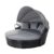 EVRE Black Bali Day Bed Outdoor Garden Furniture Set with Canopy