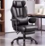 EXCLUSIVEExecutive Office Chair, High Back PU Leather Desk Chair with Footrest with code at Furniture Living DE Store