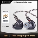 EXCLUSIVELETSHUOER S12 Gen1 IEM Earbud Headphones ( 14.8mm Planar Magnetic Drivers ) w/2 codes cashbackLetshuoer Official Store