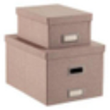 EXCLUSIVESongmics Set of 4 25L Stackable Storage Boxes with Wheels & Magnetic Doors W/Code