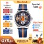 EXCLUSIVETOPHILL TV002G Vanguaro Series Mens Automatic Racing Watch ( Seiko NH70 ) w/codesTOPHILL Flagship Store