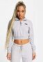 EXCLUSIVEThe North Face Womens 1/4 Zip Fleece Sweat in Light Grey With Code