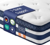 EXCLUSIVEVasagle Single 90 x 190 x 25 cm Hybrid Mattress with Pocket Springs & Cooling Gel Memory Foam