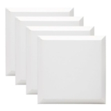 EXERZ 30x30cm Bevelled Edge Canvas 4 Pack Pre Stretched