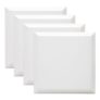 EXERZ 30x30cm Bevelled Edge Canvas 4 Pack Pre Stretched