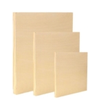 EXERZ Wooden Paint Boards, 3-Pack (15x15cm,25.4×25.4cm,30.5×30.5cm)