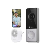 EZVIZ 3K 5MP Battery Video Doorbell Wireless with Chime, 2.4Ghz WIFI 6, CP8 Ezviz Direct /FBA